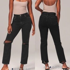 Abercrombie and Fitch The Ankle Straight Jean